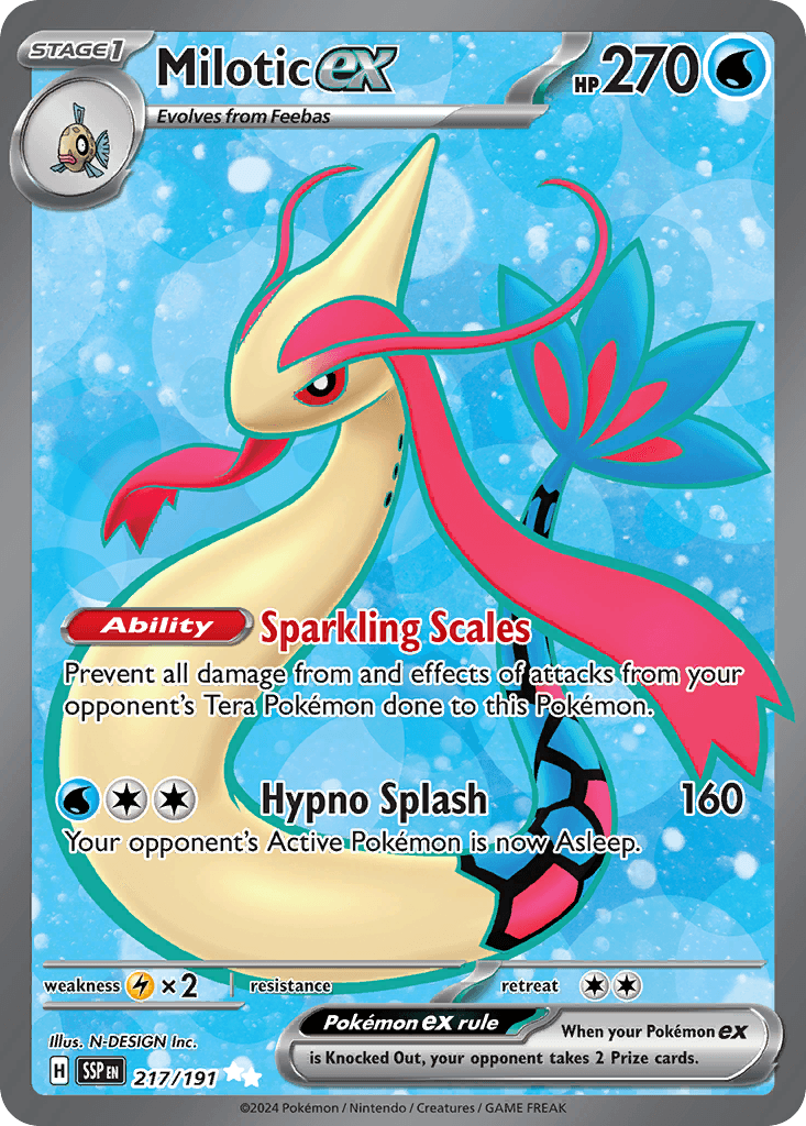 Milotic ex — Surging Sparks #217
