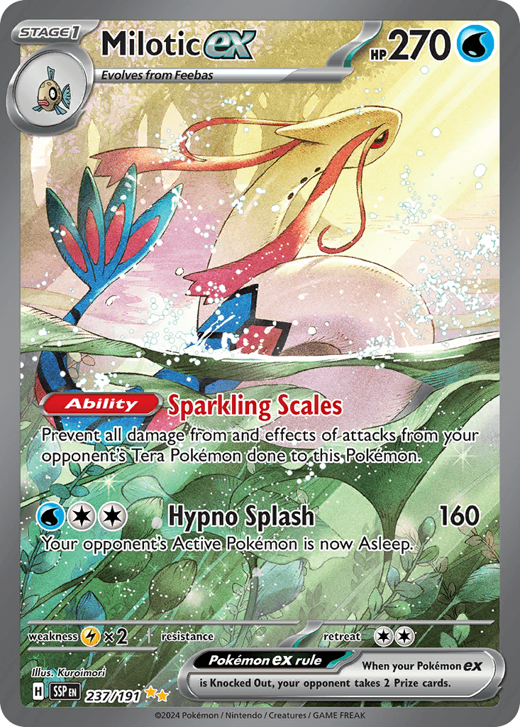 Milotic ex — Surging Sparks #237