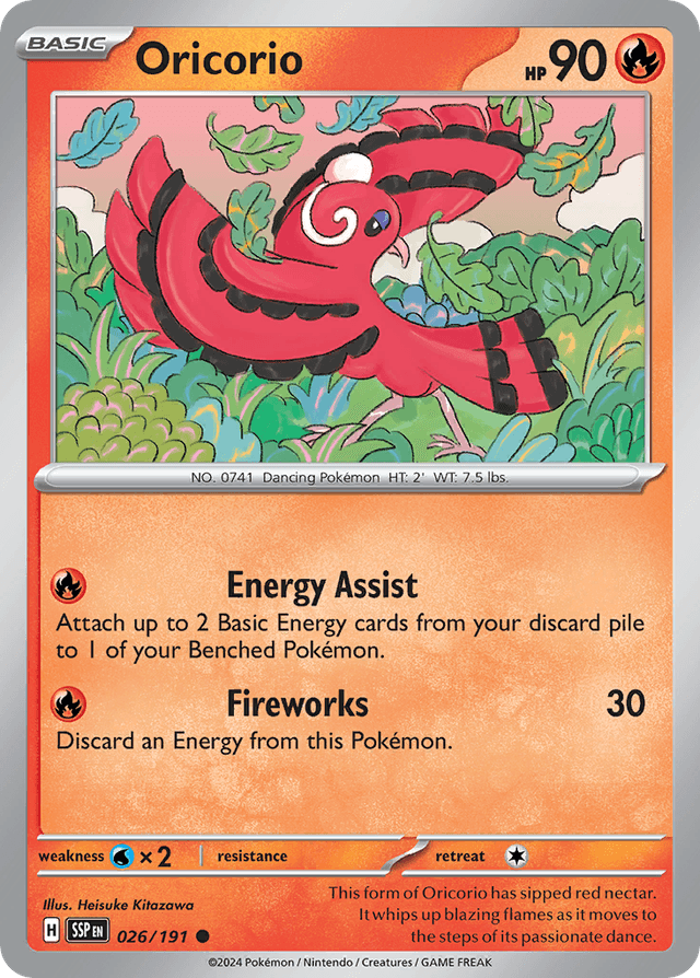 Oricorio — Surging Sparks #26