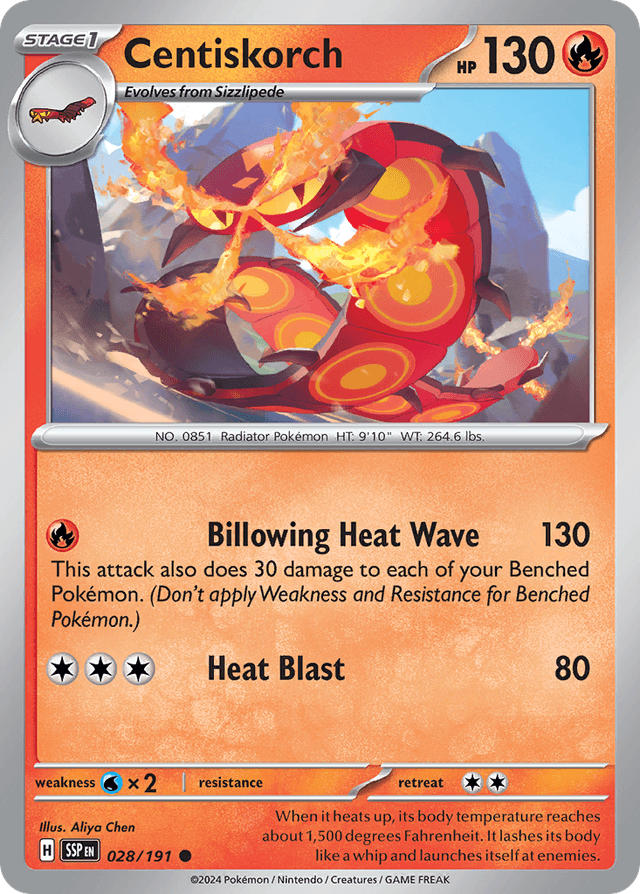 Centiskorch — Surging Sparks #28