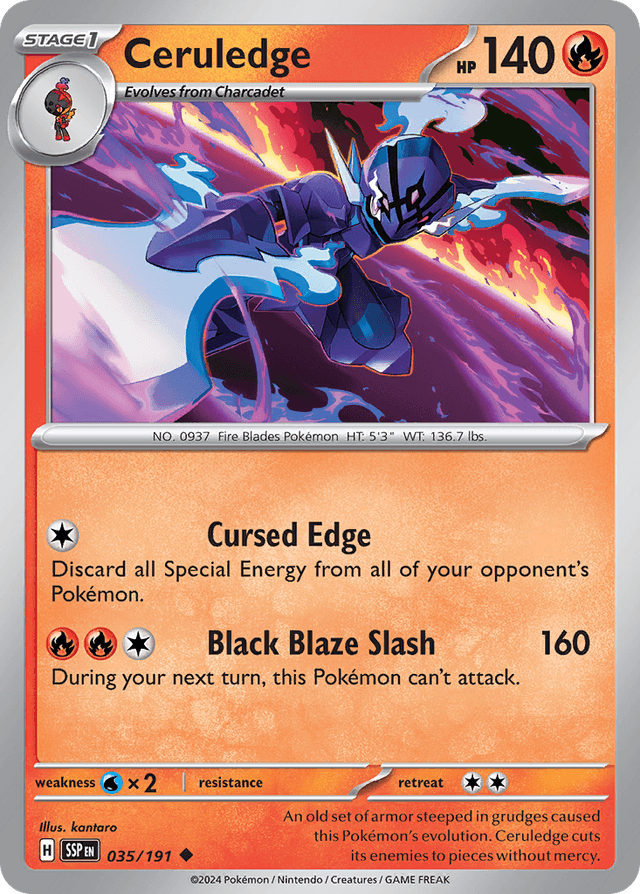 Ceruledge — Surging Sparks #35