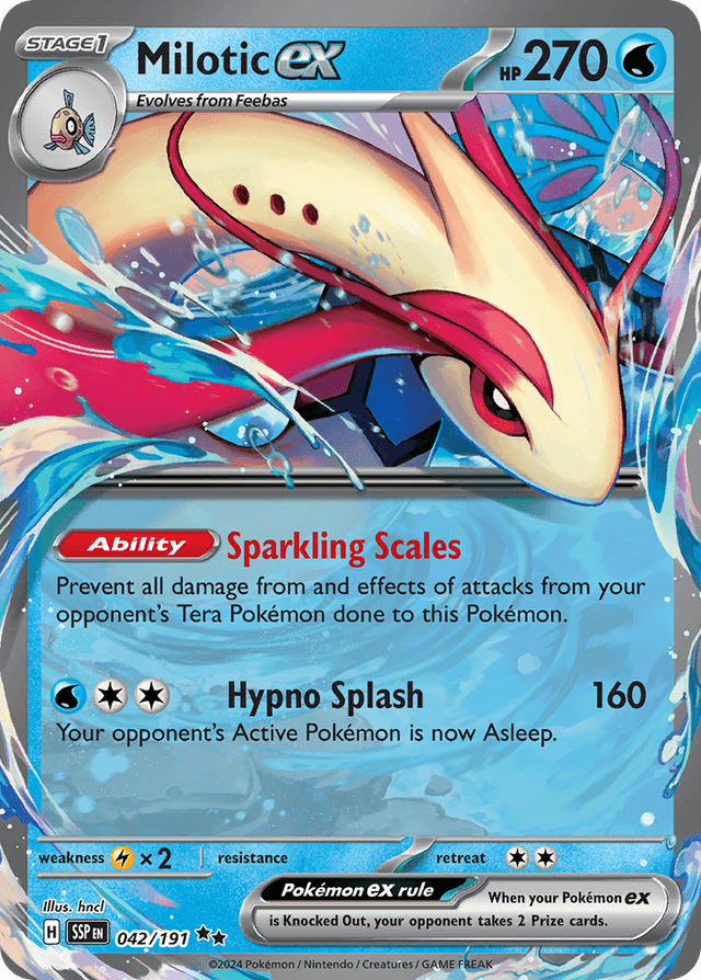 Milotic ex — Surging Sparks #42