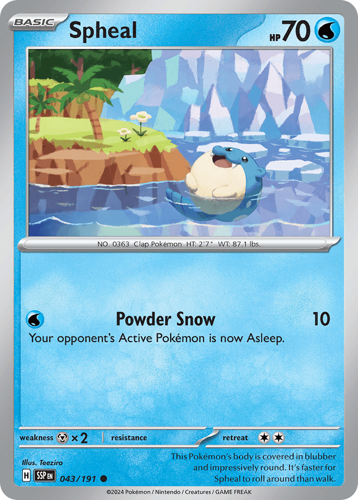 Spheal — Surging Sparks #43