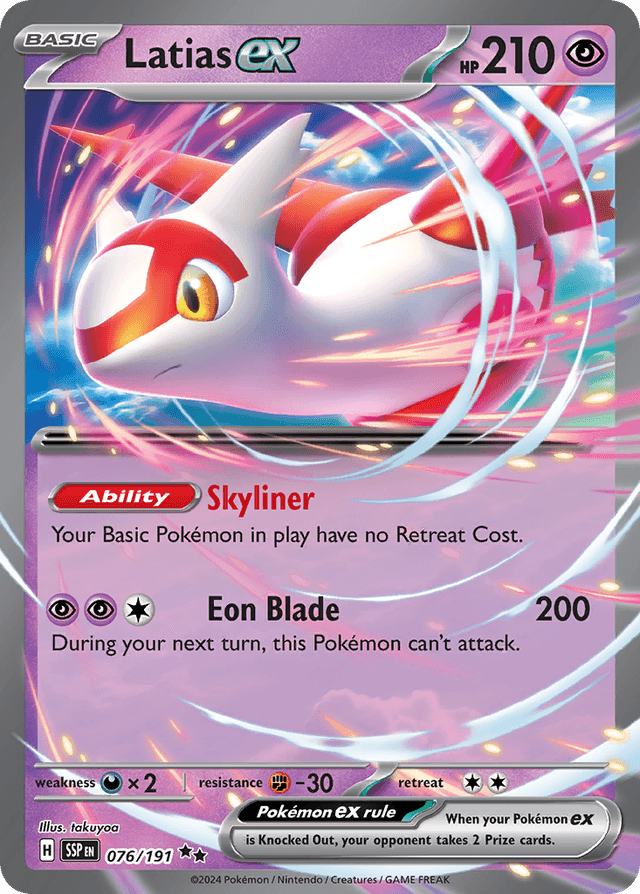 Latias ex — Surging Sparks #76