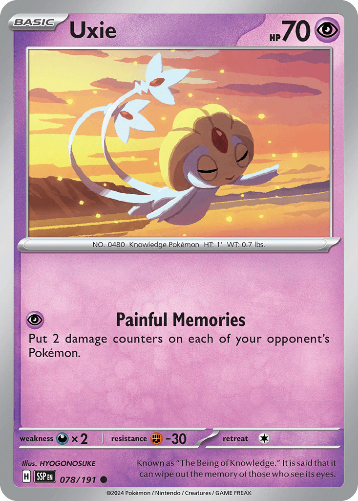 Uxie — Surging Sparks #78