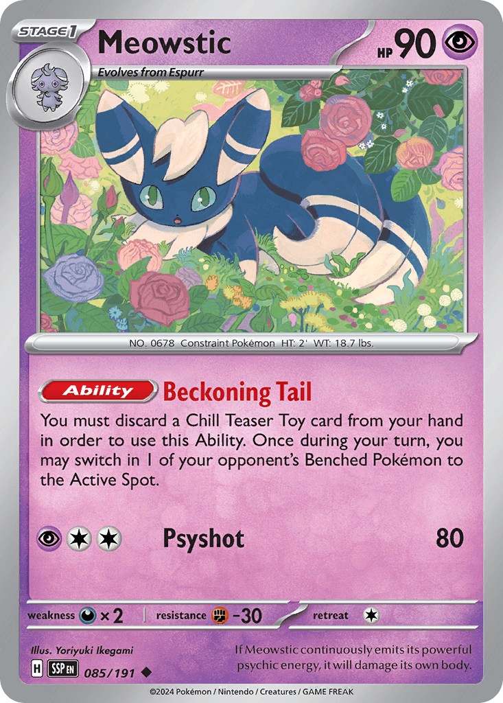 Meowstic — Surging Sparks #85