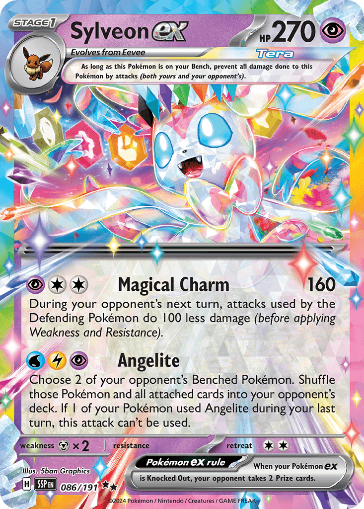 Sylveon ex — Surging Sparks #86