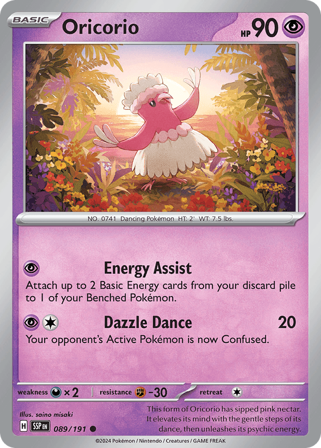 Oricorio — Surging Sparks #89