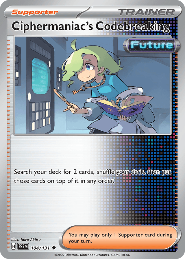 Ciphermaniac's Codebreaking — Prismatic Evolutions #104
