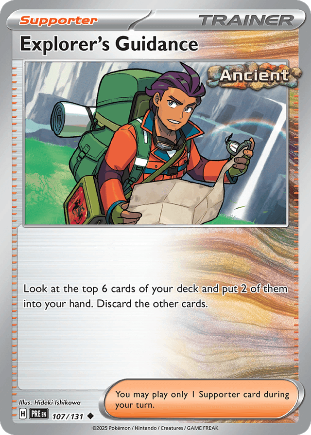 Explorer's Guidance — Prismatic Evolutions #107