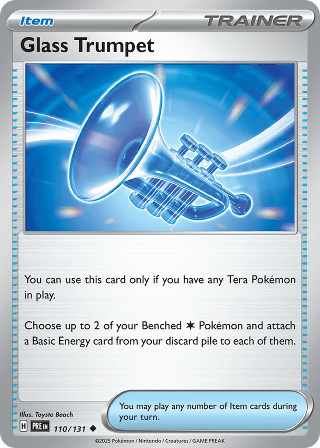 Glass Trumpet — Prismatic Evolutions #110