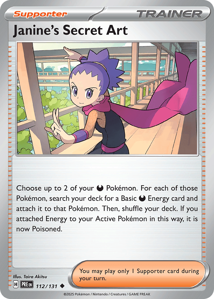Janine's Secret Art — Prismatic Evolutions #112