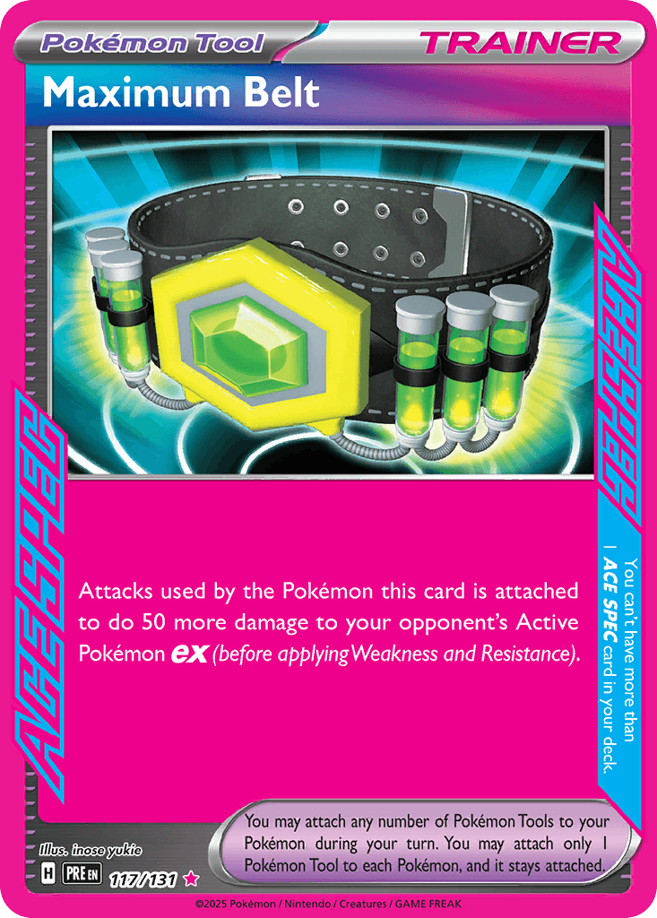 Maximum Belt — Prismatic Evolutions #117