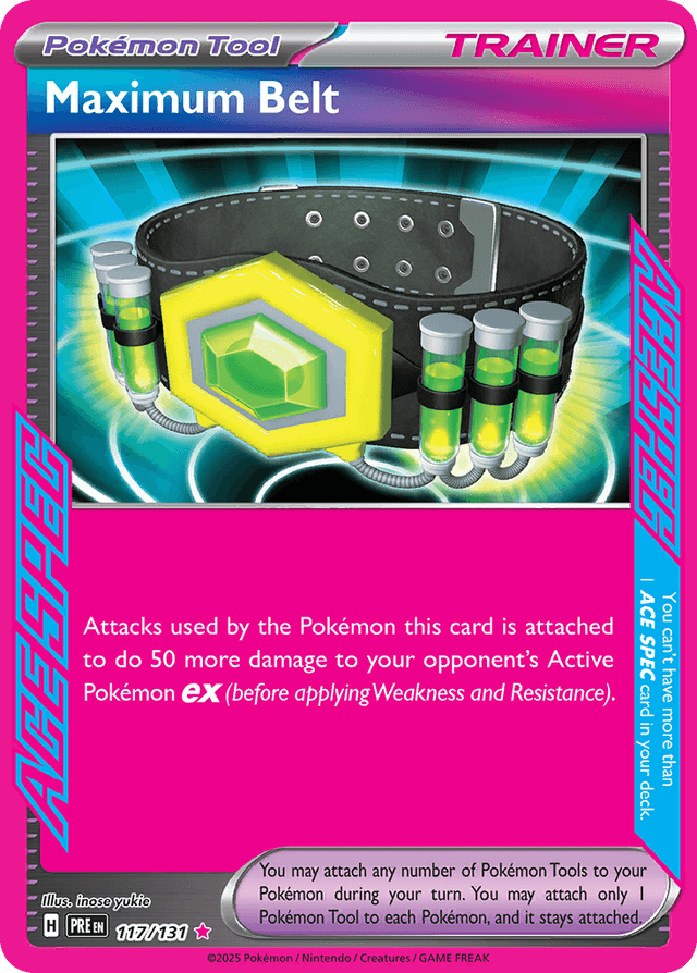 Maximum Belt — Prismatic Evolutions #117