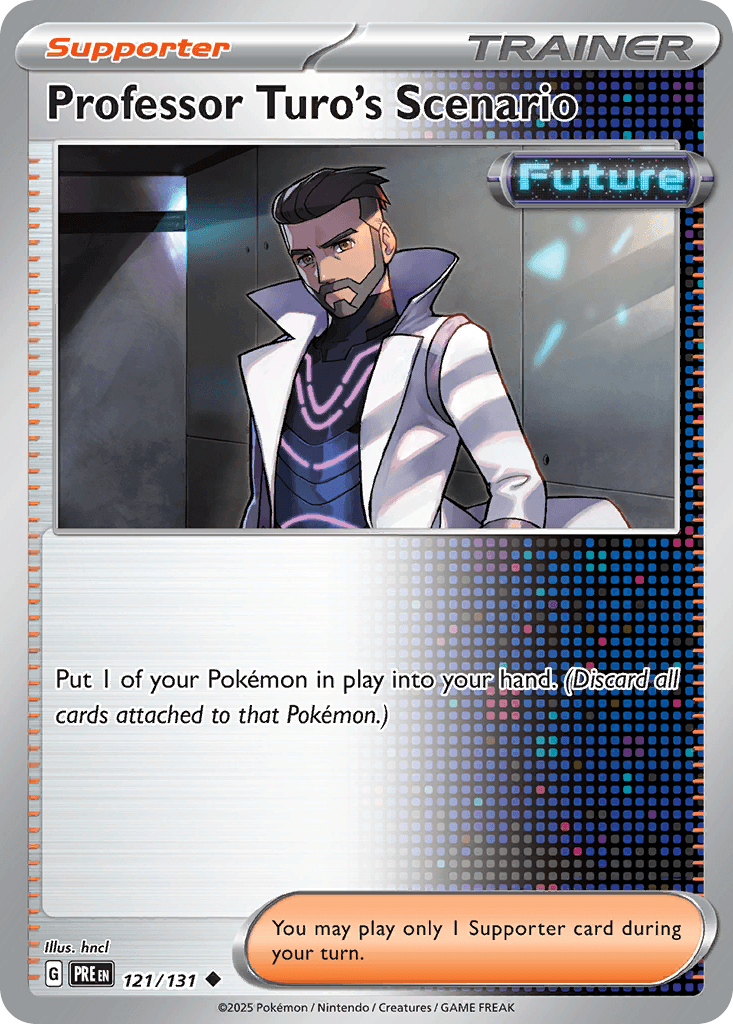 Professor Turo's Scenario — Prismatic Evolutions #121
