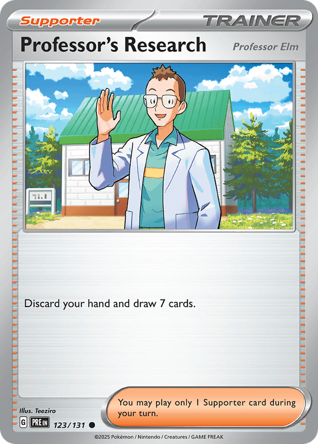 Professor's Research — Prismatic Evolutions #123