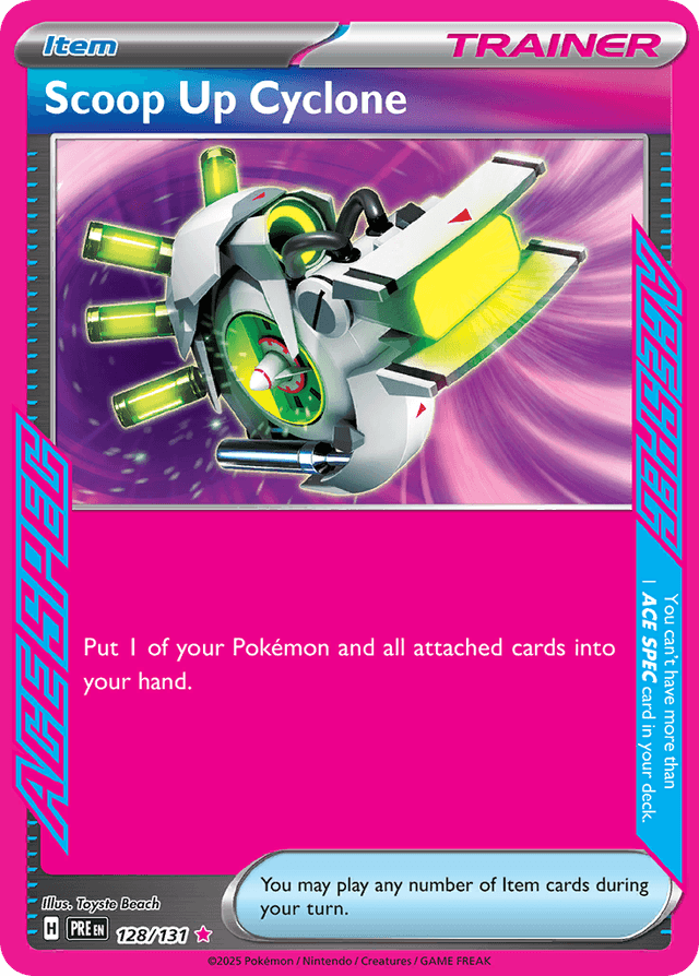 Scoop Up Cyclone — Prismatic Evolutions #128