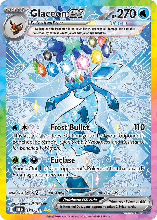 Glaceon ex — Prismatic Evolutions #150