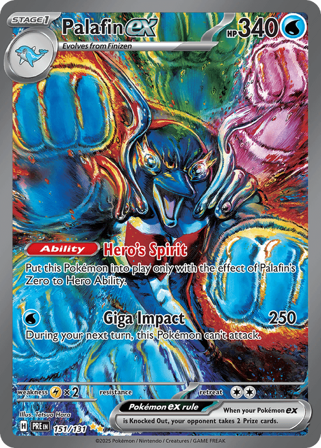 Palafin ex — Prismatic Evolutions #151