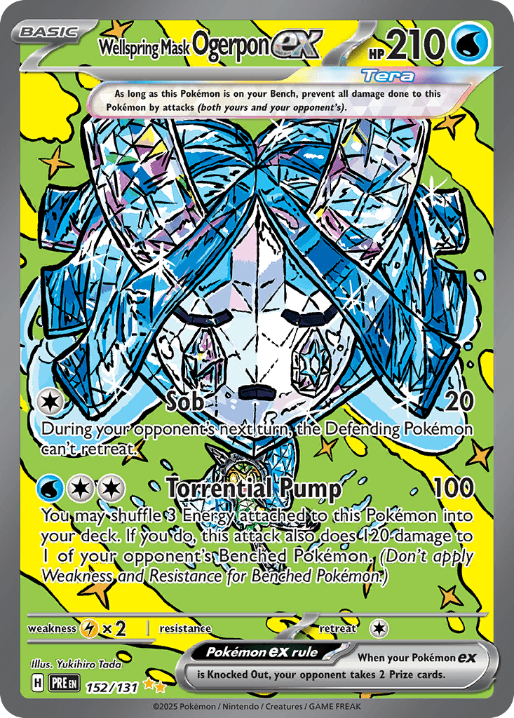 Wellspring Mask Ogerpon ex — Prismatic Evolutions #152