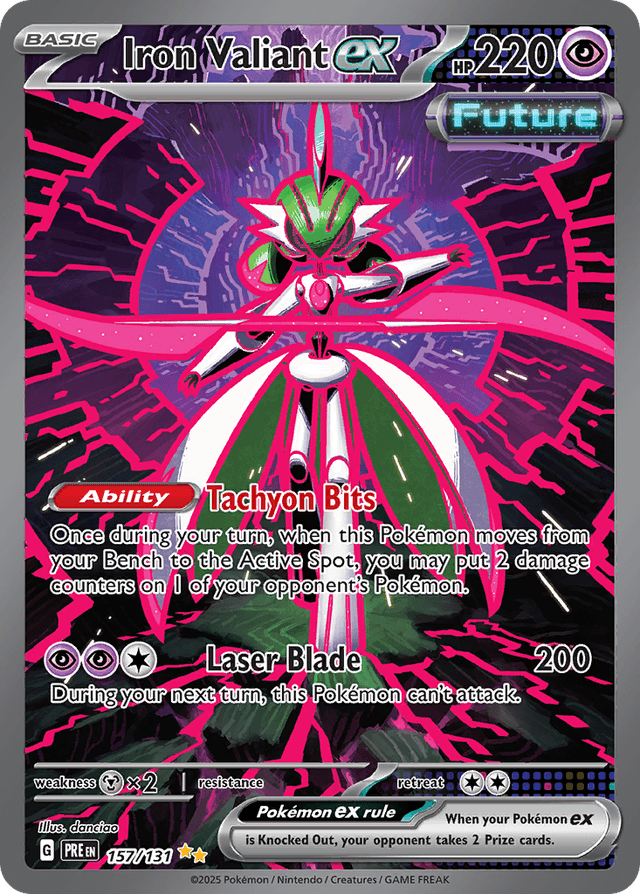 Iron Valiant ex — Prismatic Evolutions #157