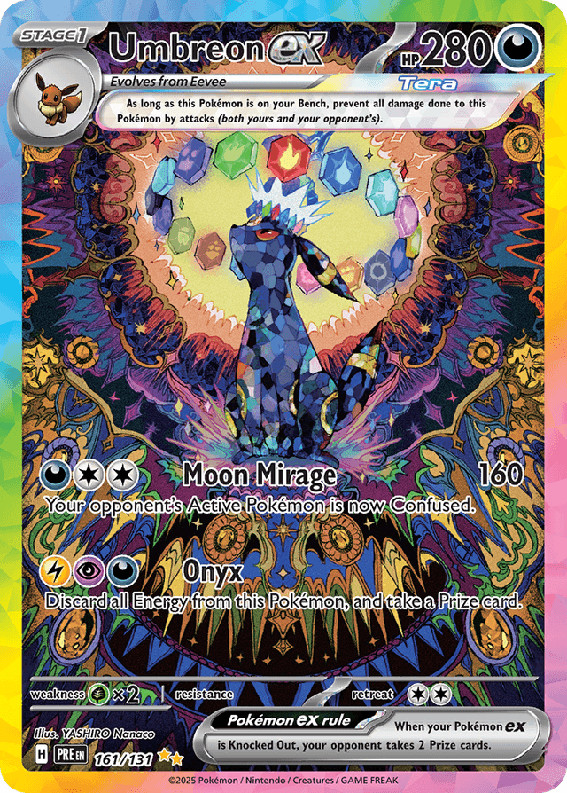 Umbreon ex — Prismatic Evolutions #161