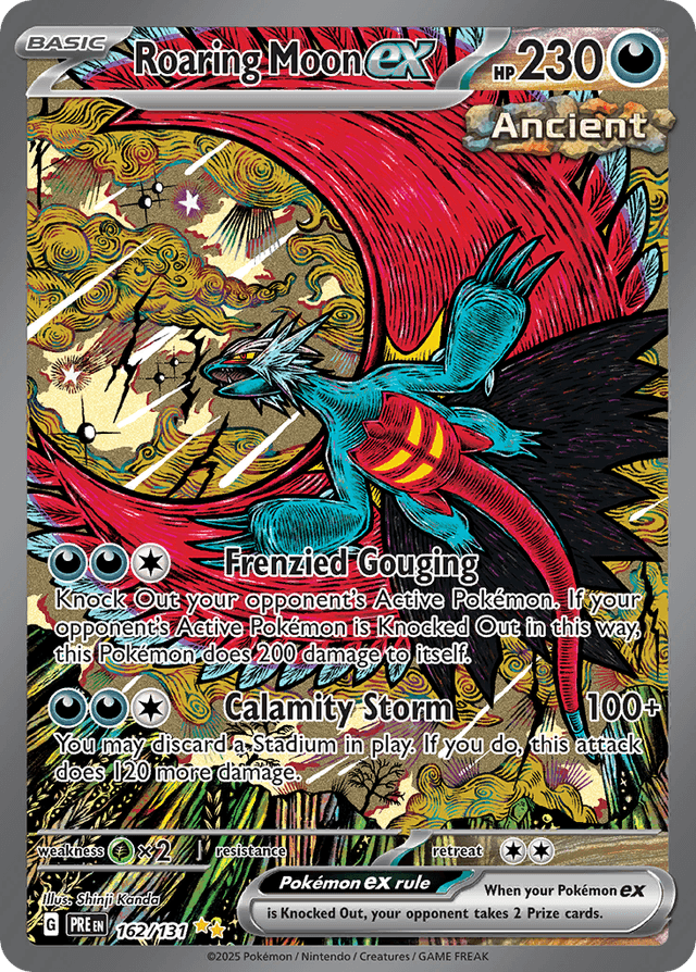 Roaring Moon ex — Prismatic Evolutions #162