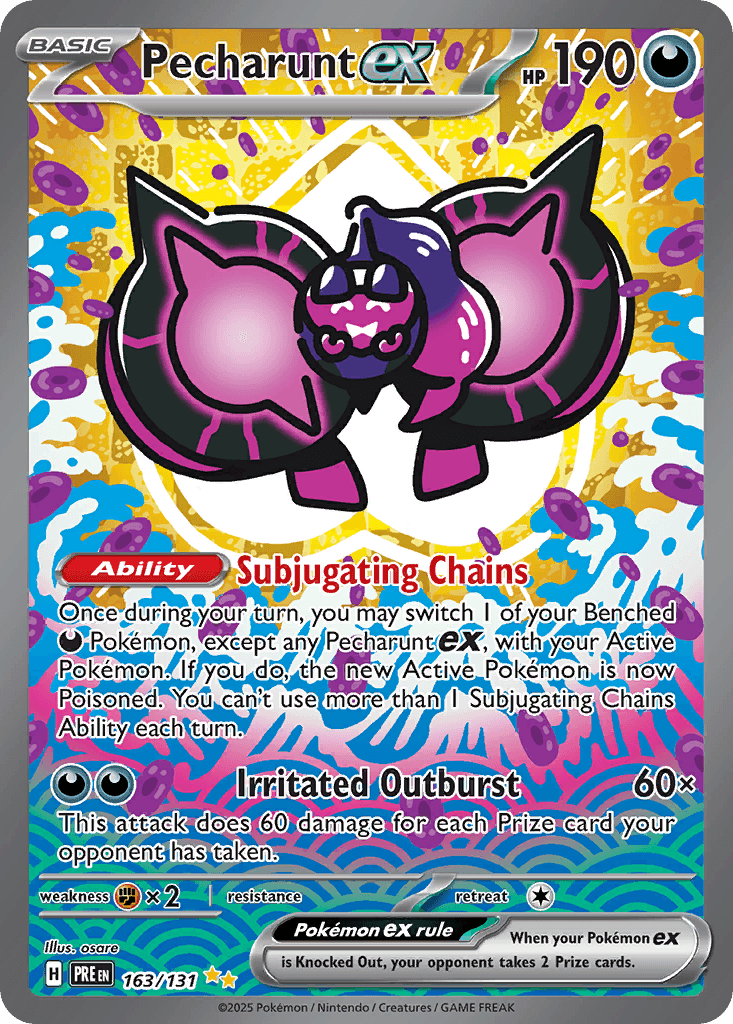 Pecharunt ex — Prismatic Evolutions #163