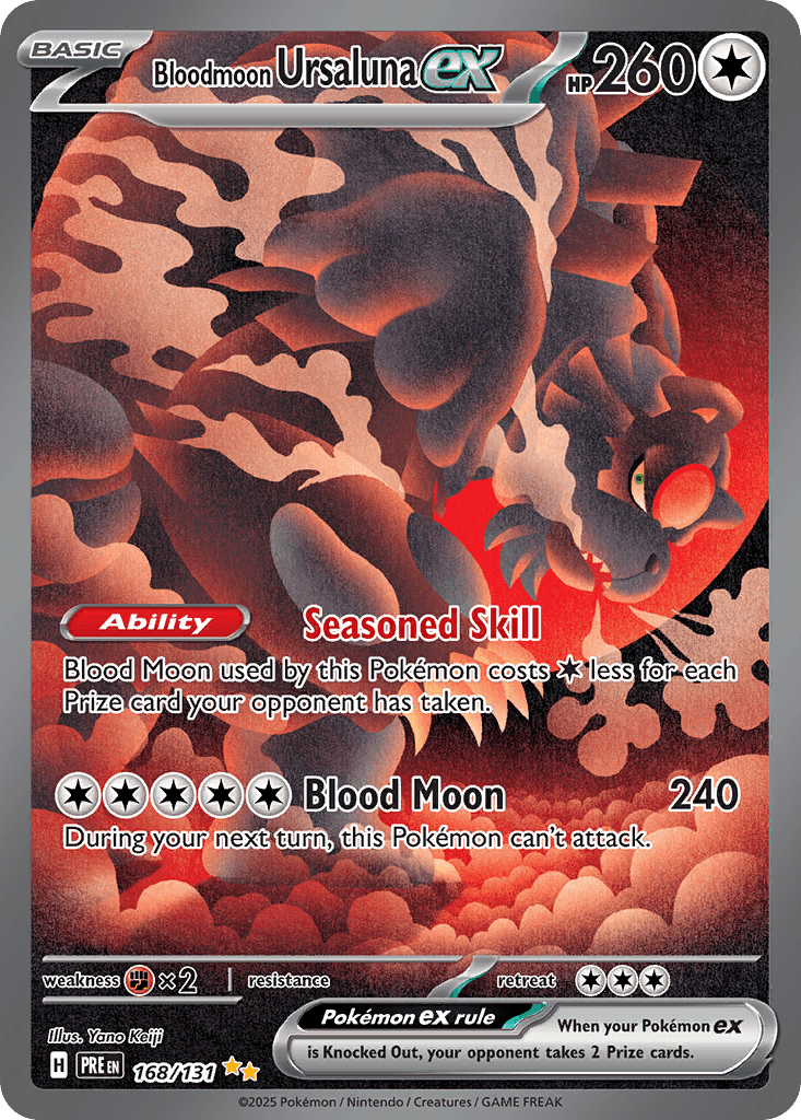 Bloodmoon Ursaluna ex — Prismatic Evolutions #168
