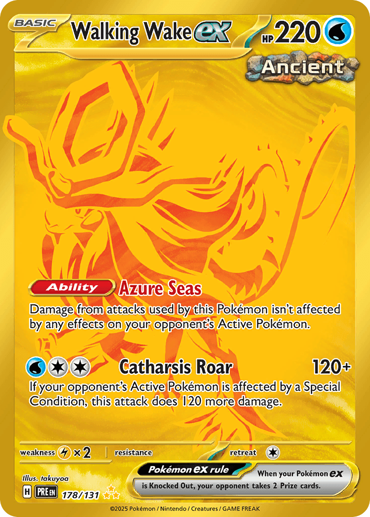 Walking Wake ex — Prismatic Evolutions #178