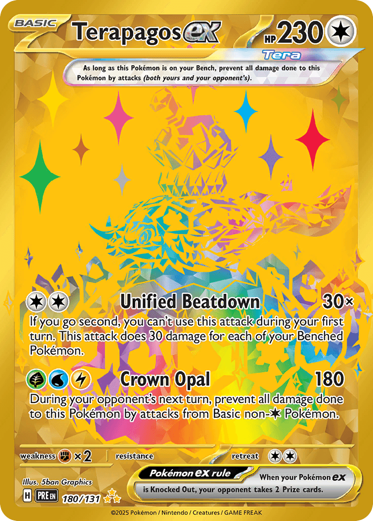 Terapagos ex — Prismatic Evolutions #180