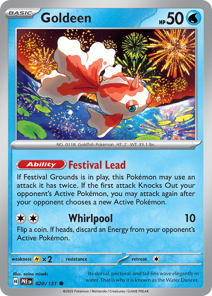 Goldeen — Prismatic Evolutions #20