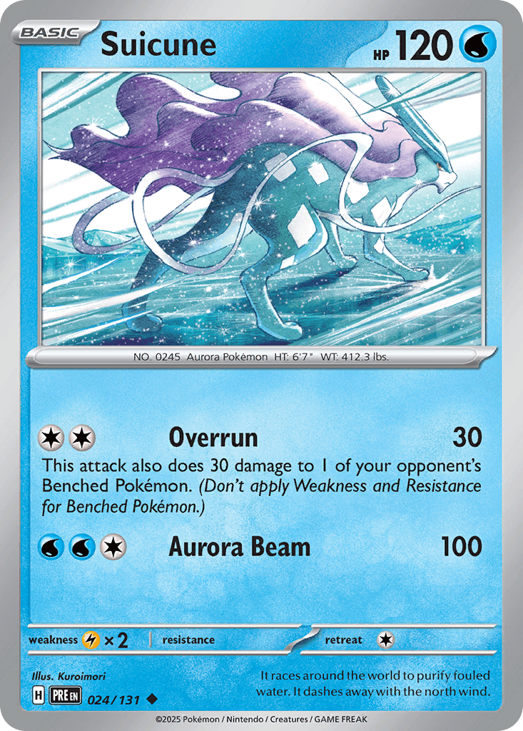 Suicune — Prismatic Evolutions #24