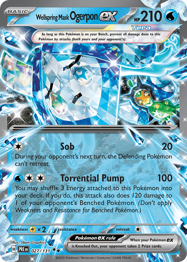 Wellspring Mask Ogerpon ex — Prismatic Evolutions #27