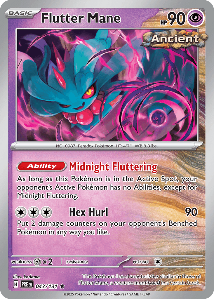 Flutter Mane — Prismatic Evolutions #43