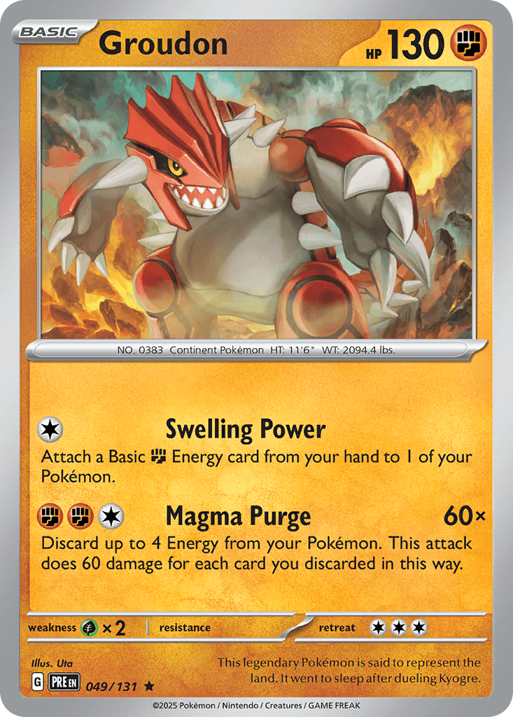 Groudon — Prismatic Evolutions #49