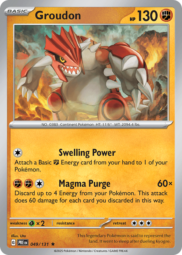 Groudon — Prismatic Evolutions #49