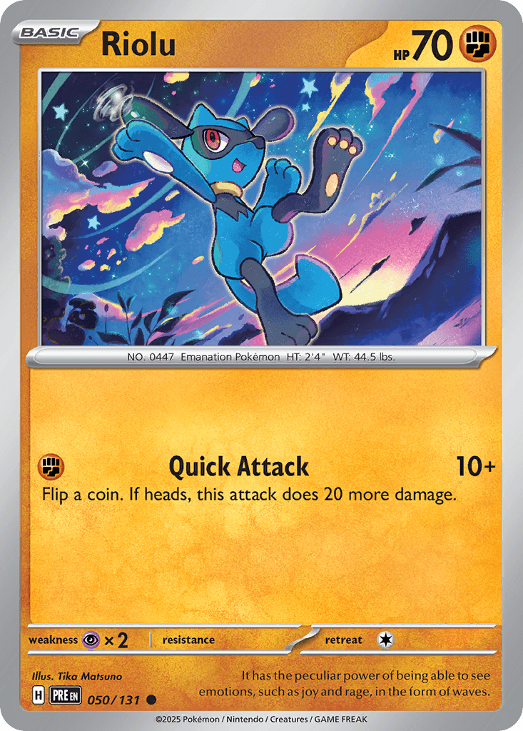 Riolu — Prismatic Evolutions #50
