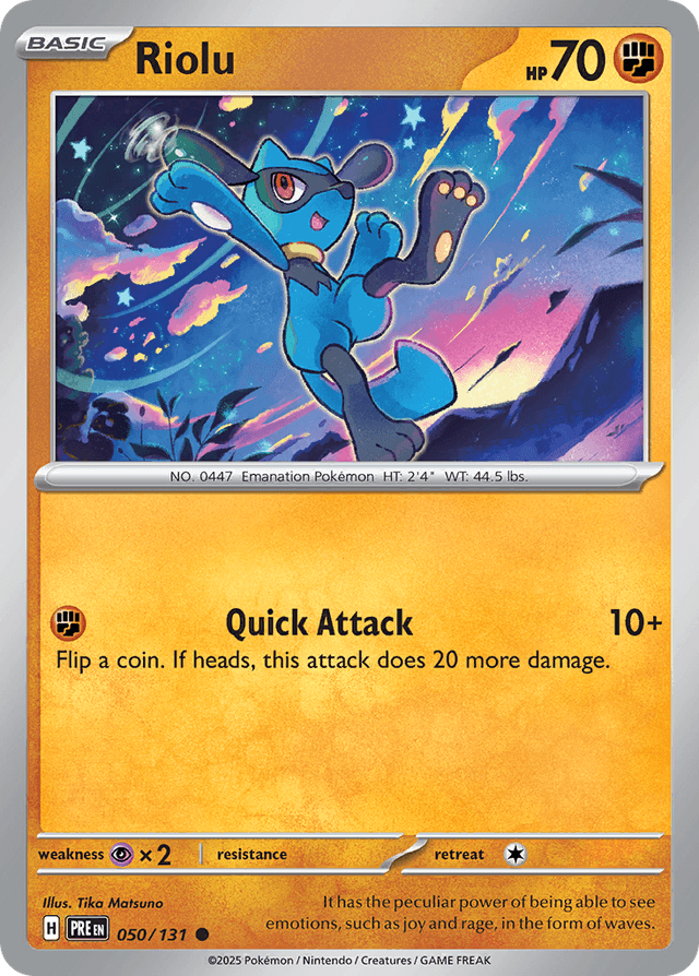 Riolu — Prismatic Evolutions #50