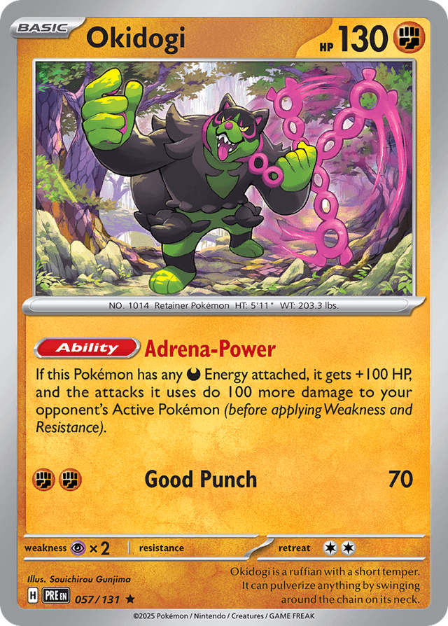 Okidogi — Prismatic Evolutions #57