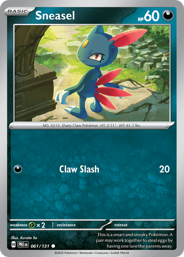 Sneasel — Prismatic Evolutions #61