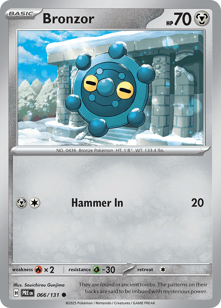 Bronzor — Prismatic Evolutions #66