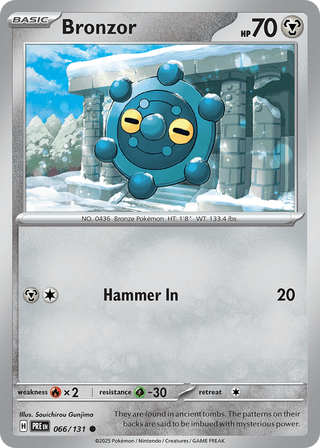 Bronzor — Prismatic Evolutions #66