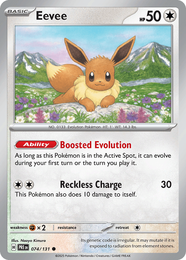 Eevee — Prismatic Evolutions #74