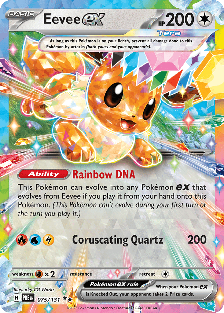 Eevee ex — Prismatic Evolutions #75