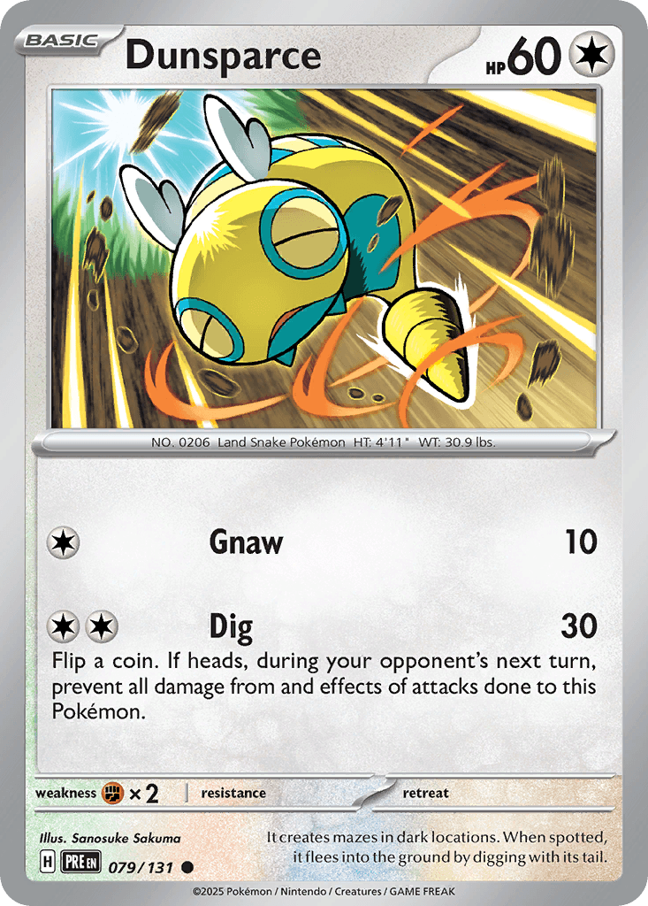 Dunsparce — Prismatic Evolutions #79