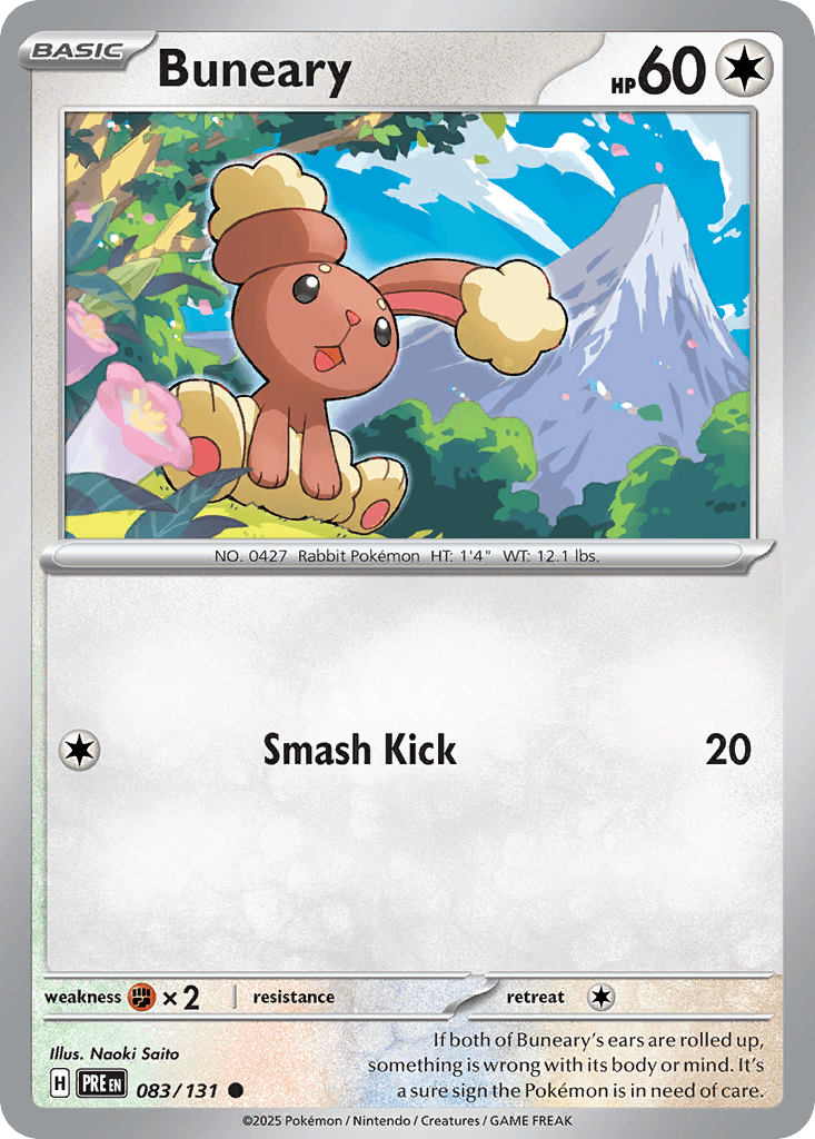 Buneary — Prismatic Evolutions #83