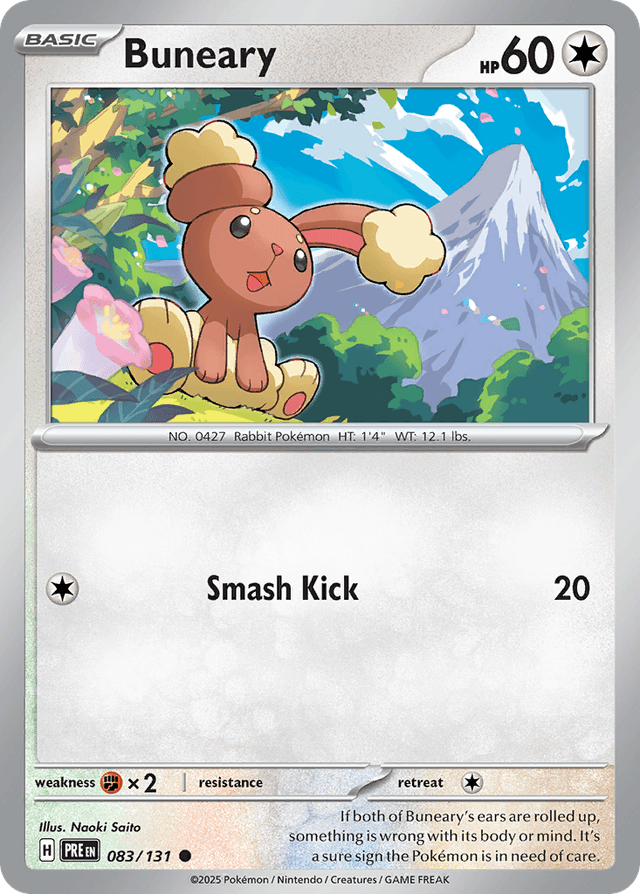 Buneary — Prismatic Evolutions #83
