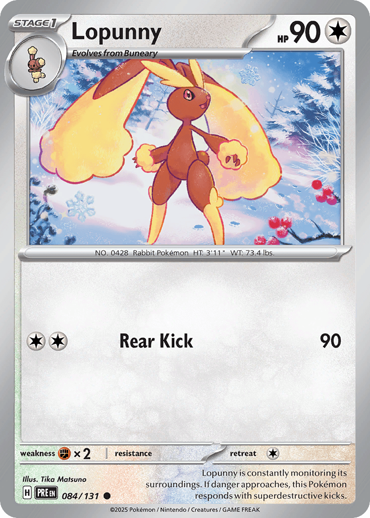 Lopunny — Prismatic Evolutions #84