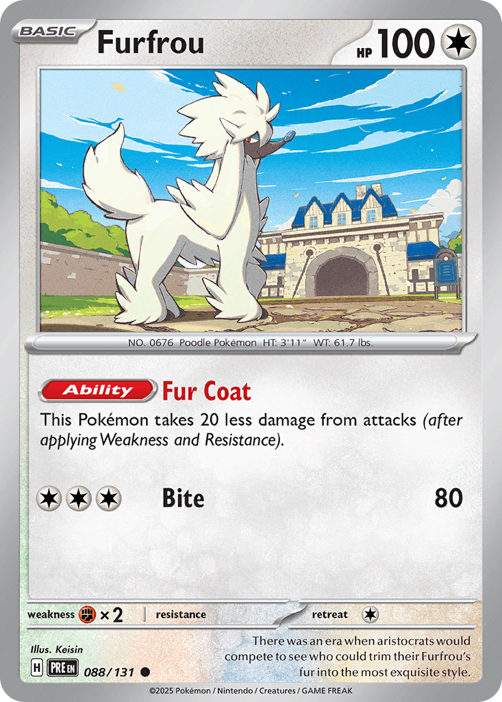 Furfrou — Prismatic Evolutions #88